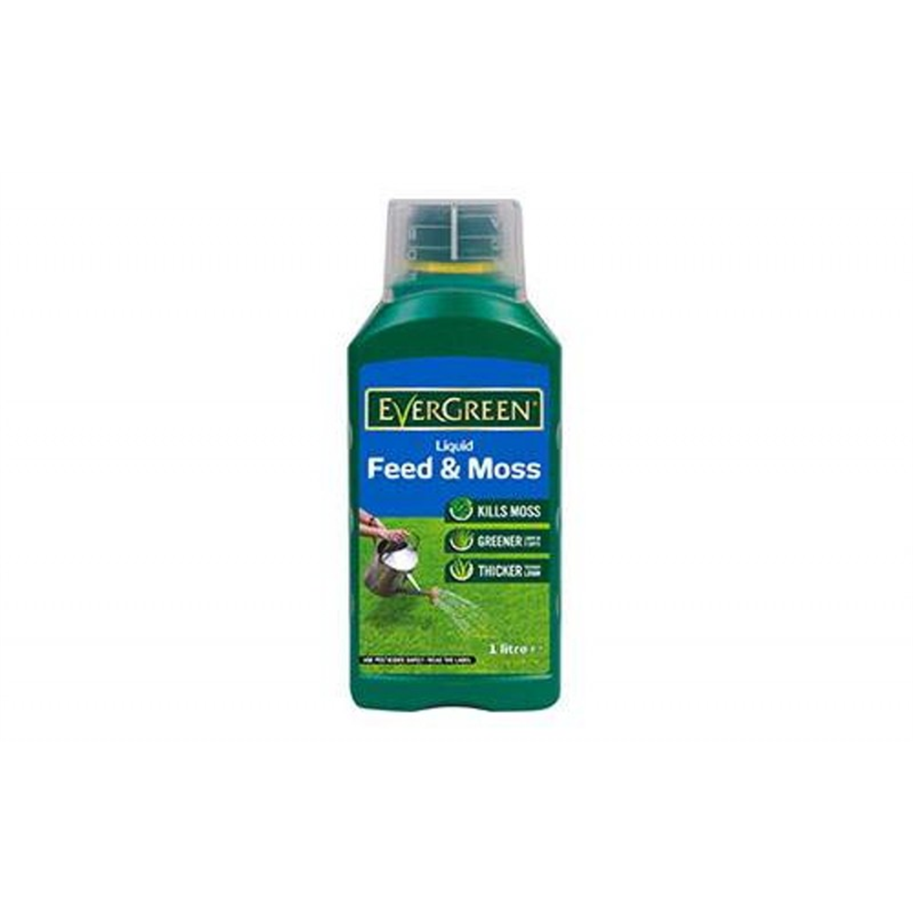 Evergreen Liquid Feed & Moss 1ltr Waterperry Gardens Oxfordshire